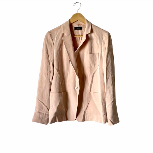 Joseph Jackets & Blazers - Joseph 100% Silk Soft Pink Button Blazer Size 40